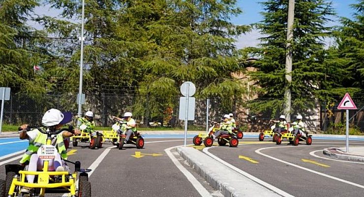 Trafik Eğitim Parkında yoğun mesai