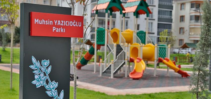 Yapımı Tamamlanan Parklara MHP Genel Başkanı Bahçeli ve Merhum Muhsin Yazıcıoğlu’nun İsimleri Verildi