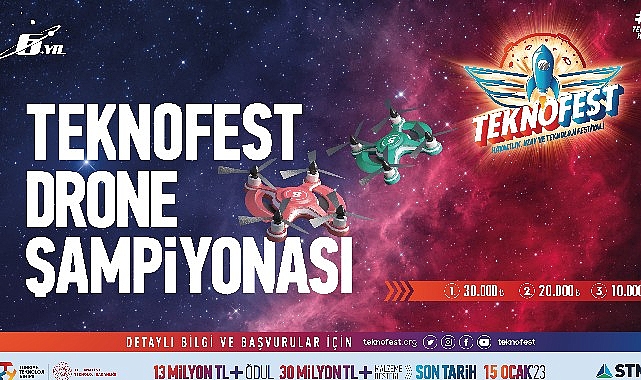 TEKNOFEST Drone Şampiyonalarına Başvurular Başladı