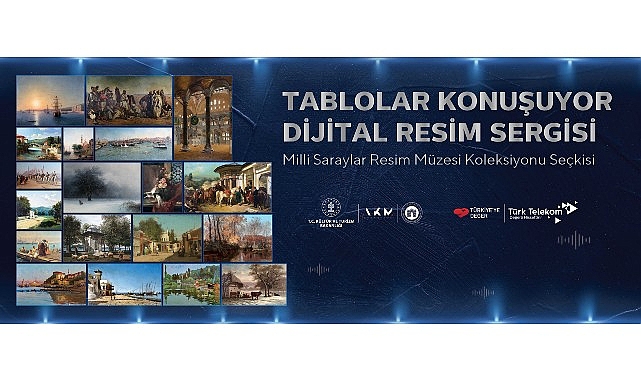 Türk Telekom'un “Tablolar Konuşuyor Dijital Resim Sergisi" sanatın kalbi AKM'de