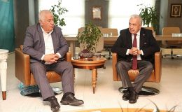 Nilüfer Belediyespor'un yeni yönetiminden Başkan Özdemir'e ziyaret