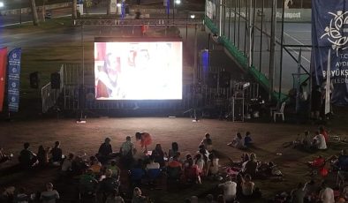 Aydın Tekstil Park'ta sinema geceleri yoğun ilgi gördü